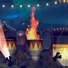 The Circus of Tristan . Projekt z dziedziny 3D,  Sztuki piękne,  Manager art, st, czn, Design, Projektowanie postaci, Projektowanie graficzne, Trad, c i jna ilustracja użytkownika Jesús Ros - 27.12.2015