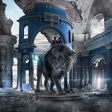 Aska & the Lion. Photograph, and Traditional illustration project by Carles Marsal - 12.27.2015