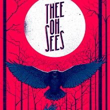 Mi Proyecto del curso: Cartelismo ilustrado. Thee Oh Sees. Un progetto di Illustrazione tradizionale di Alicia López Orozco - 28.12.2015