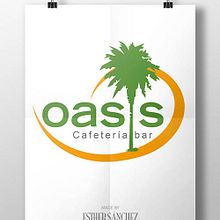 Oasis Cafetería Bar. Br, ing, Identit, Graphic Design, and Traditional illustration project by Esther Sánchez Pérez - 12.01.2012