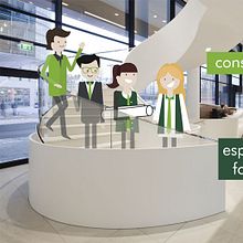  Workplace - CBRE. Animation, Traditional illustration, and Motion Graphics project by LeBranders Global Design Solutions - 12.30.2015