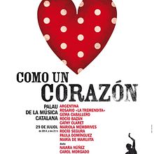 Cartel para el concierto «Como un corazón». Un progetto di Design, Graphic design e Illustrazione tradizionale di Carlos Cubeiro - 30.12.2015