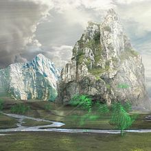 Mi Proyecto del curso: Matte Painting: creando mundos fotorrealistas. Graphic Design project by Alex Gutiérrez Haro - 12.30.2015
