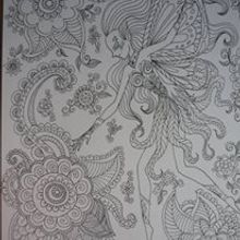 lineas sin color. Ein Projekt aus dem Bereich Bildende Künste, Design von Figuren und Traditionelle Illustration von Rosina Moya Papierinos - 01.01.2016