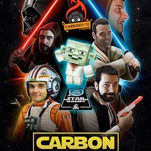 Carbonbyte The Force Awakens. Film, Traditional illustration, Character Design, and Painting project by Jorge M. Hernández Alférez - 12.04.2015