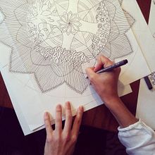 Calendario 2016 . % Beatriz Chamussy tarafından hazırlanan Güzel sanatlar, Grafik Tasarım, Geleneksel illüstras, Ve on projesi - 12.01.2015