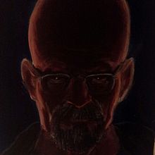 Heisenberg. Acrílico. Fine Arts, Design, Character Design, Traditional illustration, and Painting project by BORCH - 01.05.2016