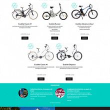 Bicicletas eléctricas Ecobike. Web Design project by La Teva Web Diseño Web - 01.06.2016