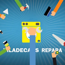 Spot para Viladecans Repara. Gestionado por el Ajuntament de Viladecans. Animation, Motion Graphics, and Video project by Alberto Redondo - 01.06.2016