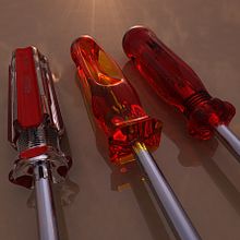 Set de desternilladores (Screwdrivers Set). 3D, Design, Industrial Design, Accessor, Design, Lighting Design, Product Design, and Set Design project by leantamplan - 01.06.2016