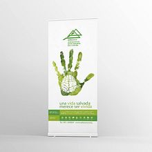 Adaceco, Asociación de Daño Cerebral de A Coruña (Propuesta de diseño para Roll Up). Un proyecto de Diseño gráfico e Ilustración tradicional de Samantha Pérez - 07.01.2016