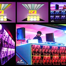 Panel led RGB audio y vídeo reactivo. Architecture, Creative Consulting, Lighting Design, and Events project by Alvaro Muñozledo - 04.30.2015