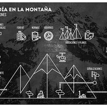 Infografías Ski. Editorial Design, Graphic Design, and Traditional illustration project by María Ester Izquierdo Guillamot - 01.08.2016