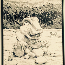 "Gon" sobre cartón pluma. Un proyecto de Bellas Artes, Cómic, Diseño gráfico e Ilustración tradicional de Núria Rifà Bonells - 08.01.2016