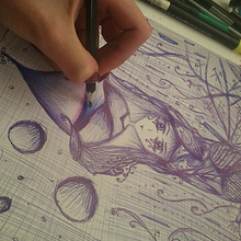 Libreta de Dibujos . Design, and Traditional illustration project by Paula Giraldo - 01.09.2016