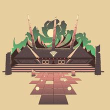 Templo WiFi - Luxoft. Un proyecto de Diseño, Diseño gráfico e Ilustración tradicional de Cristian Eres - 10.01.2016