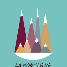 La Montaña . % Irene Monreal Gancedo tarafından hazırlanan Güzel sanatlar, Markalaşma ve Kimlik, Tasarım, Grafik Tasarım, Geleneksel illüstras, on, Ve Serigrafi Baskı projesi - 01.10.2016