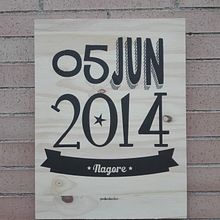 Serigrafía sobre madera. Screen Printing project by antcu - 09.16.2017