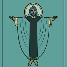 The God is.... Un progetto di Direzione artistica, Design, Character design e Graphic design di Adrián Basto - 11.01.2016