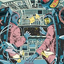Sagan Álbum Cover. Un proyecto de Cómic, Dirección de arte, Diseño gráfico, Ilustración tradicional, Música y Packaging de Ink Bad Company - 12.01.2016