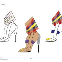 Diseño de zapatos. Un progetto di Design, Design di scarpe e Design di accessori di Sara Borisova - 18.05.2015