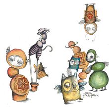 Más monstruos Ein Projekt aus dem Bereich Erweiterungsentwicklung und Traditionelle Illustration von Angela Morales - 12.01.2016