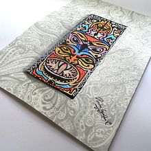 Totem Ilustrado . Traditional illustration, and Painting project by Paula Giraldo - 01.13.2016
