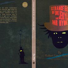 Diseño gráfico para portada de Libro "Strange Case of Dr. Jekyll and Mr. Hyde". Editorial Design, Graphic Design, and Traditional illustration project by Pedro Herrador Román - 01.13.2016