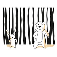 El conejo y el león | Cuento ilustrado. Un progetto di Illustrazione tradizionale di Rubén del Río Tricio - 13.01.2016