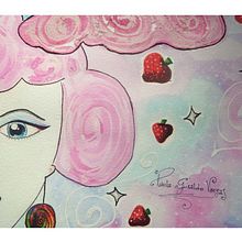 Cupcakes Art . Traditional illustration, and Painting project by Paula Giraldo - 01.14.2016
