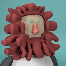 Mi Proyecto del curso: Diseño de personajes en Cinema 4D: del boceto a la impresión 3D. Un progetto di 3D e Design di Marcos - 15.01.2016