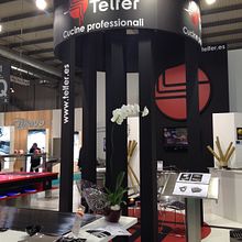 Stand Telfer - Host - MIlan. Arquitetura de interiores projeto de Fco. Javier Guerrero Tejero - 15.01.2016