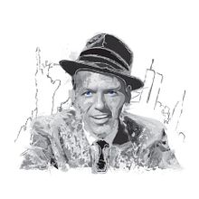Frank Sinatra. Traditional illustration project by Kike Lucas Abreu - 01.15.2016