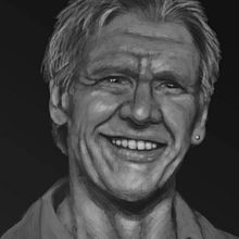 Harrison Ford - Fast Paint. Un progetto di Illustrazione tradizionale di Chema G. Baena Art - 17.01.2016