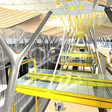 Imagenes previas, T4 Barajas, Madrid . 3D, Arhitectură, Design accesoriu, Design interior, Proiectarea și fabricarea mobilierului și Design de iluminat de Oscar García Hernández - 07.11.2006