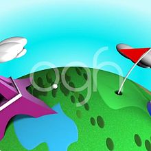 Cabecera programa Canal+ Golf, "Pateando por el Mundo" . 3D, Animasi, Desain Grafis, Dan TV proyek oleh Oscar García Hernández - 04.04.2007