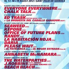 Cartel SFF12. Graphic Design project by Xavier Calvet Sabala - 07.31.2012
