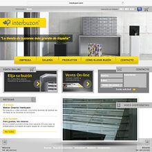 Interbuzon. Página web comercialización buzones. Web Design project by Wellaggio - 01.20.2016