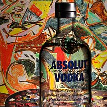 Cartel ABSOLUT. Fine Arts, Art Direction, Design, Graphic Design, Photograph, Painting, Advertising, T, and pograph project by Álvaro de la Cruz Martín - 09.13.2013
