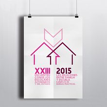 Propuesta de Cartel. Encuentro de Consejos Escolares. Un proyecto de Br, ing e Identidad, Diseño de la información y Diseño gráfico de JOSÉ MANUEL PASTRANA MARTÍNEZ - 02.12.2014