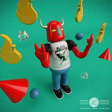 "EL DIABLO"... Mi Proyecto del curso: Diseño de personajes en Cinema 4D: del boceto a la impresión 3D. Un progetto di 3D di Manuel Camacho - 21.01.2016