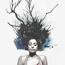 I buried my heart but it took root  Ein Projekt aus dem Bereich Bildende Künste und Traditionelle Illustration von Mentiradeloro Esther Cuesta - 22.01.2016