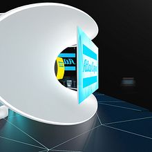 Stand Atlas Copco. Un progetto di Architettura e Architettura d'interni di Nicolas Poitou - 23.01.2016