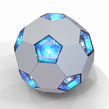 Lampara solar Futbol. Design de iluminação projeto de Iraida Kovaleva - 25.01.2016