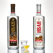 envase de vodka. Design de produtos projeto de Iraida Kovaleva - 25.01.2016