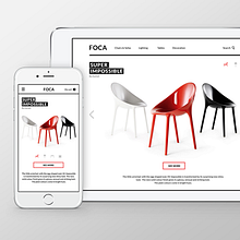 Página web responsive de Foca. Un proyecto de Diseño, Diseño Web, Motion Graphics y UX / UI de Ulyana Kravets - 25.01.2016