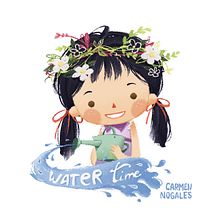 Ilustración + lettering. Design, Character Design, and Traditional illustration project by Carmen Nogales - 01.26.2016
