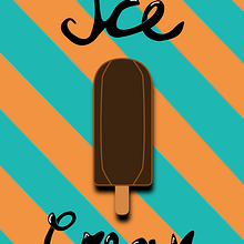 Ice Cream Illustration. Un progetto di Calligrafia, Design, Graphic design e Tipografia di loredana ardissone - 26.01.2016