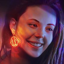 Retrato en luz!. Un projet de Illustration traditionnelle, Beaux Arts, Design , Conception de personnages , et Design graphique de RJV Ilustración - 26.01.2016