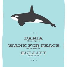 Cartel BULLITT + DARIA + WANK FOR PEACE. Graphic Design, and Traditional illustration project by Xavier Calvet Sabala - 07.12.2013